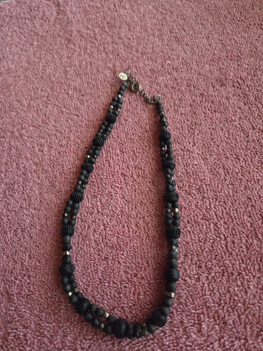 American Eagle Outfitters Black Beaded Women's Necklace